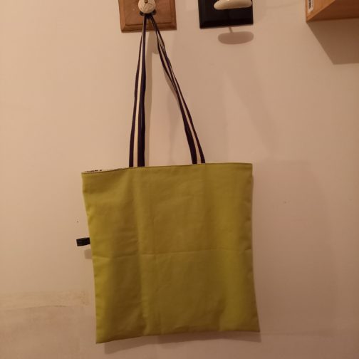 Tote bag vert pomme la parisienne