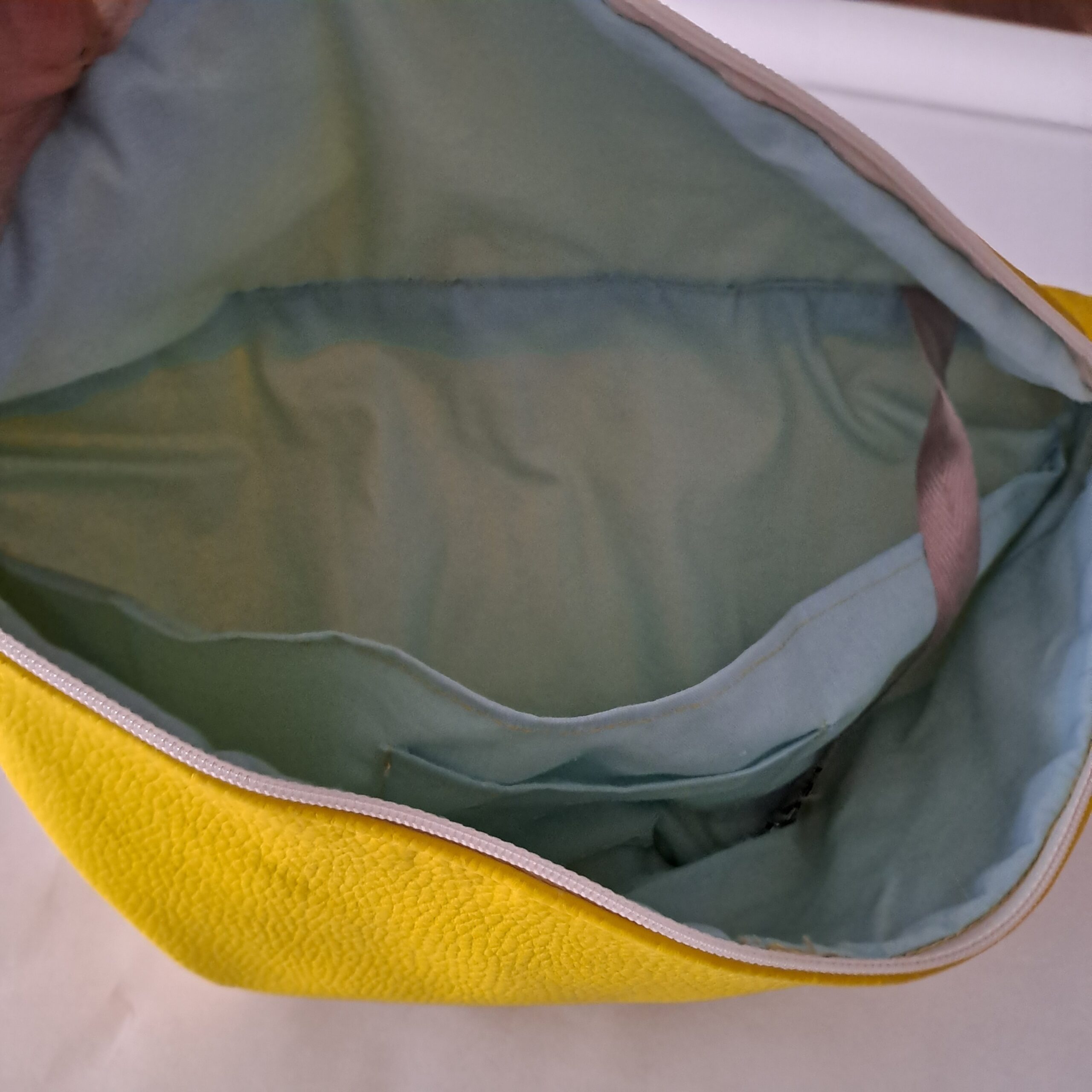 Sac banane simili cuir jaune – Image 2