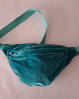 Sac banane velours vert