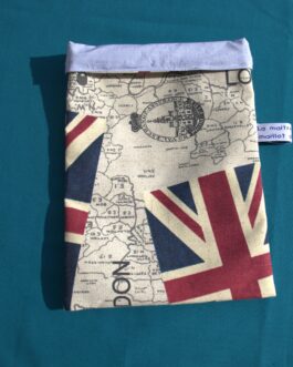 Pochette à livres Londres carreaux