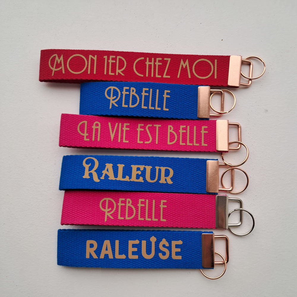 Personnalisation de porte-clés